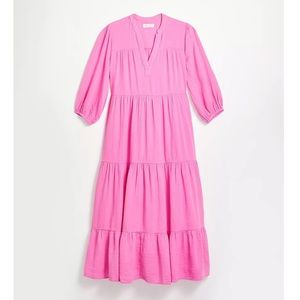 Lou & Grey Tiered Pocket Maxi Dress